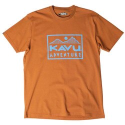 Kavu Set Off TShirt Men's in Red Oak